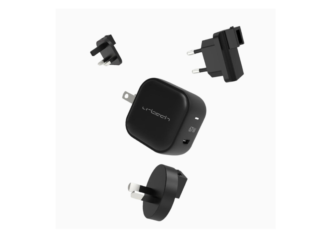 Buy URTECH 67W GaN Travel Charger | Global Plugs | in Qatar Buy URTECH 67W GaN Travel Charger | Global Plugs | in Qatar